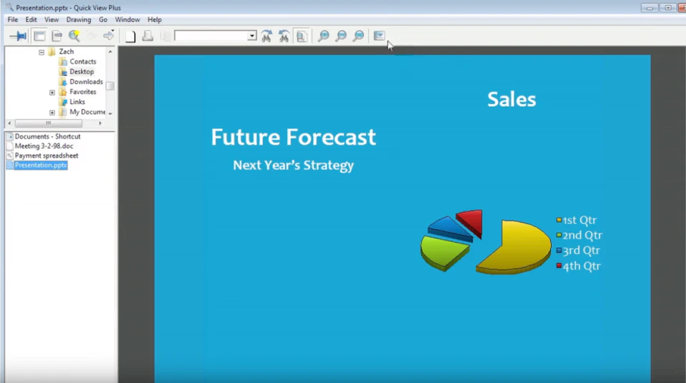 screenshot of Quick View Plus